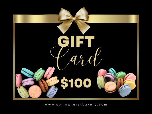 GIFT CARD Springhurst Bakery  $100