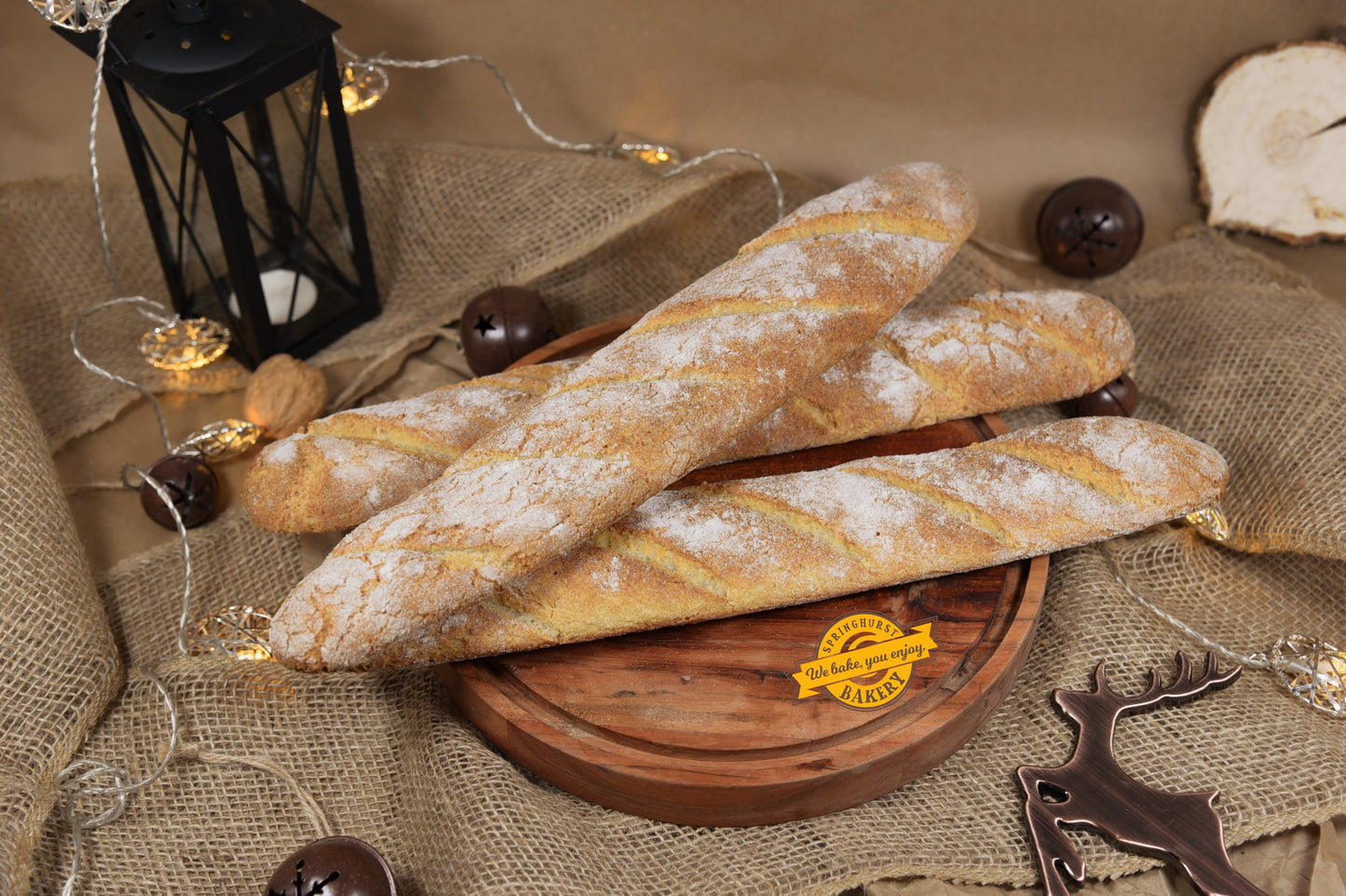 French Baguettes DeLuxe - gluten-free friendly, VEGAN 2 pieces