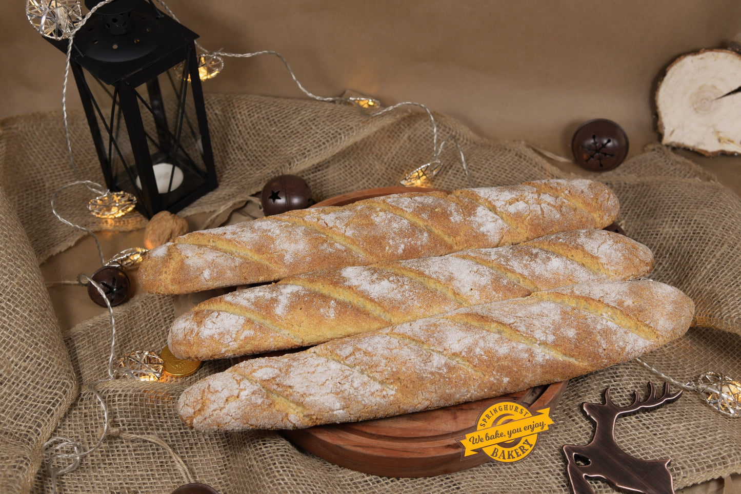 French Baguettes DeLuxe - gluten-free friendly, VEGAN 2 pieces