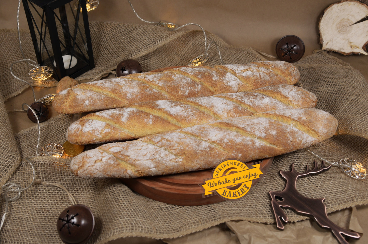 French Baguettes DeLuxe - gluten-free friendly, VEGAN 2 pieces