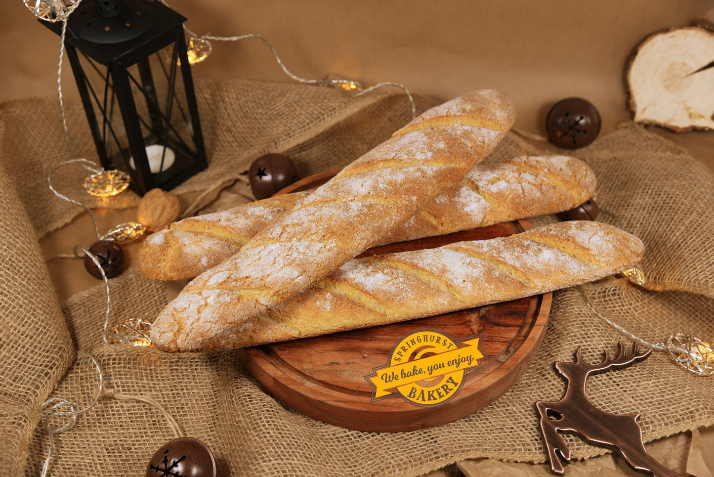 French Baguettes DeLuxe - gluten-free friendly, VEGAN 2 pieces