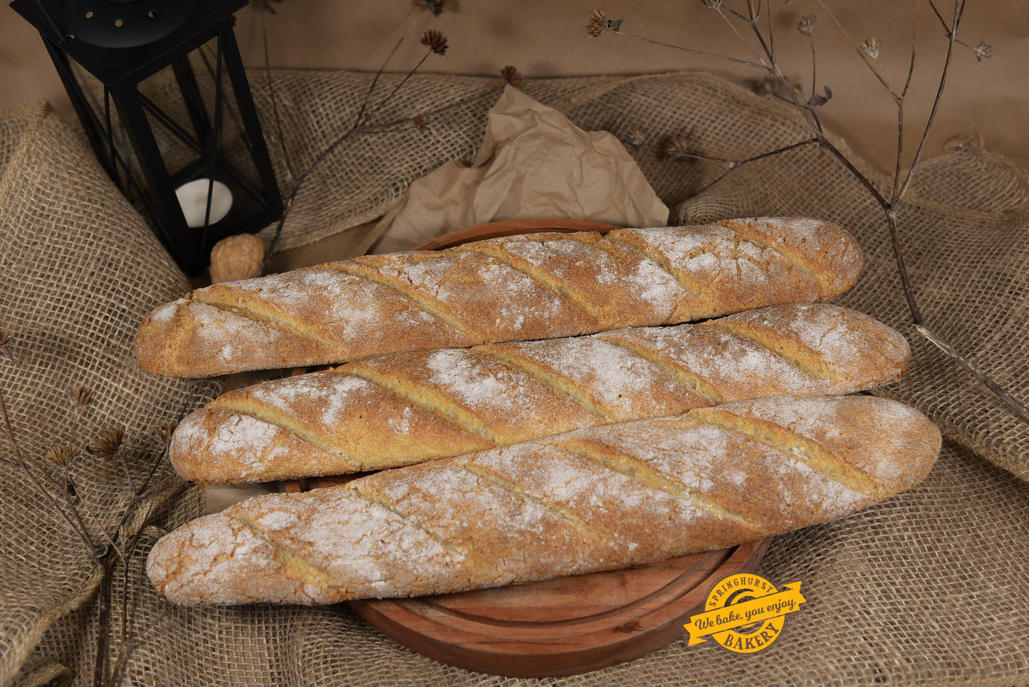 French Baguettes DeLuxe - gluten-free friendly, VEGAN 2 pieces