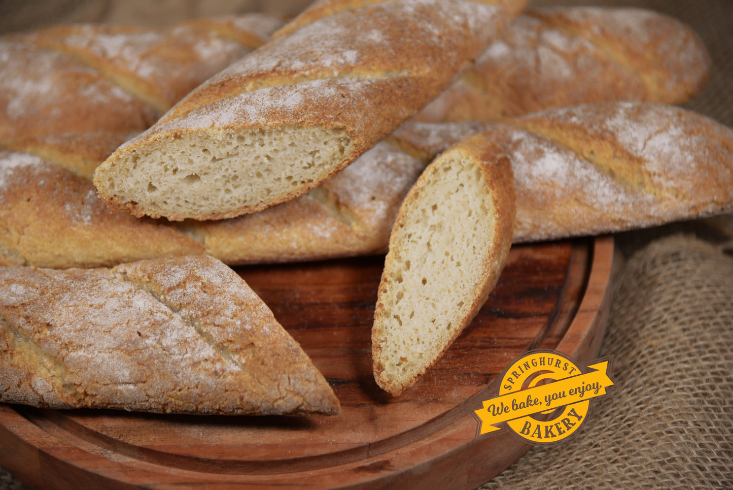 French Baguettes DeLuxe - gluten-free friendly, VEGAN 2 pieces
