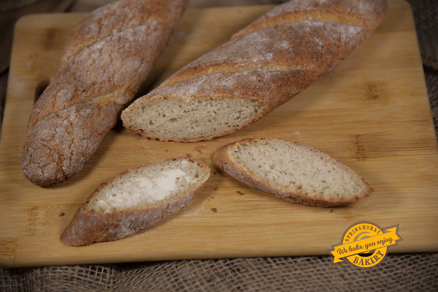 French Baguettes DeLuxe - gluten-free friendly, VEGAN 2 pieces