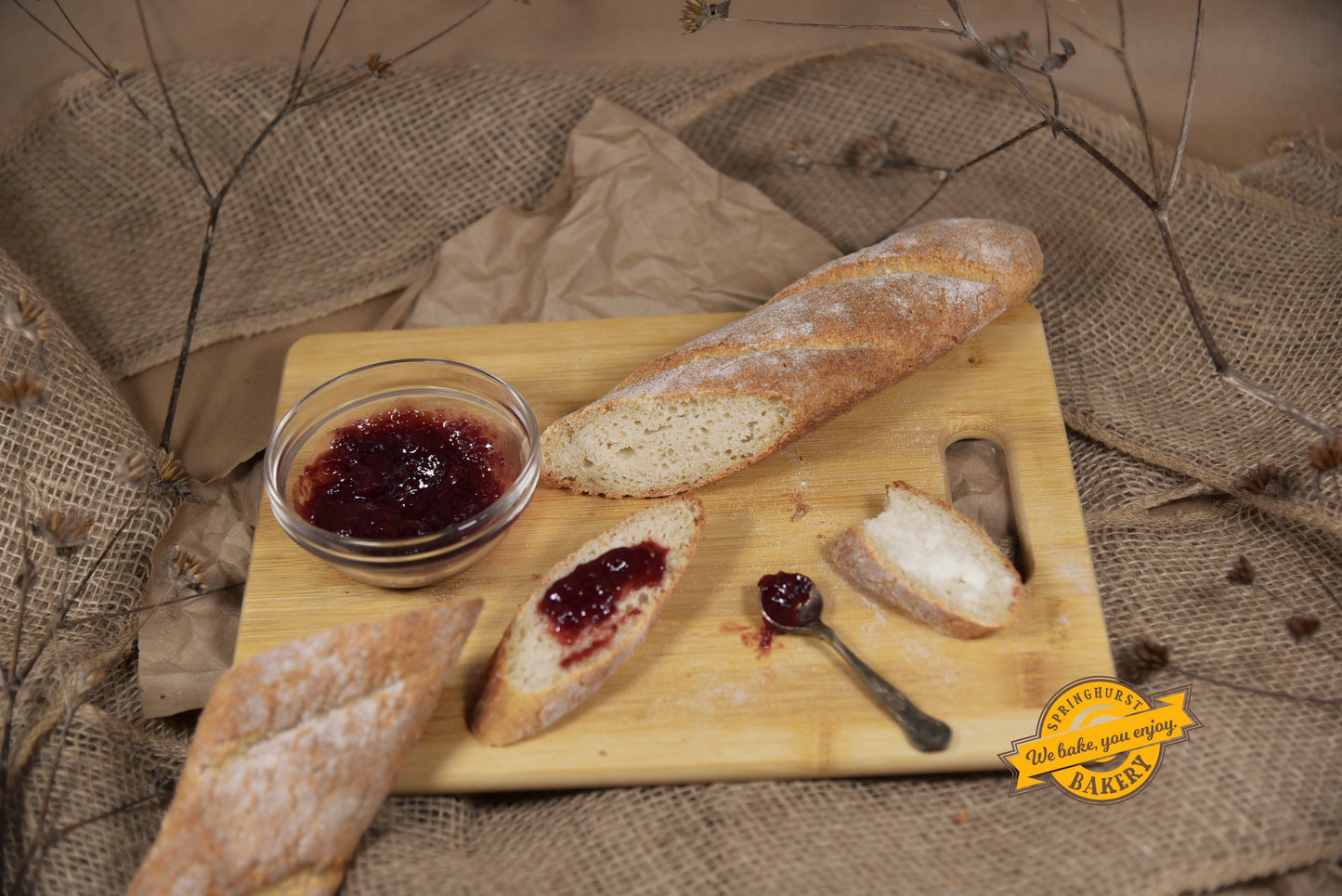 French Baguettes DeLuxe - gluten-free friendly, VEGAN 2 pieces