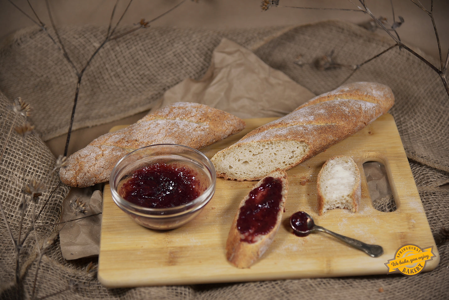 French Baguettes DeLuxe - gluten-free friendly, VEGAN 2 pieces