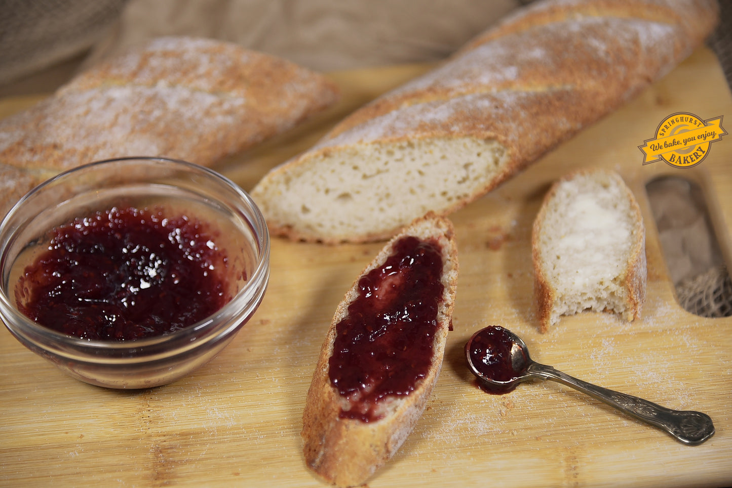 French Baguettes DeLuxe - gluten-free friendly, VEGAN 2 pieces