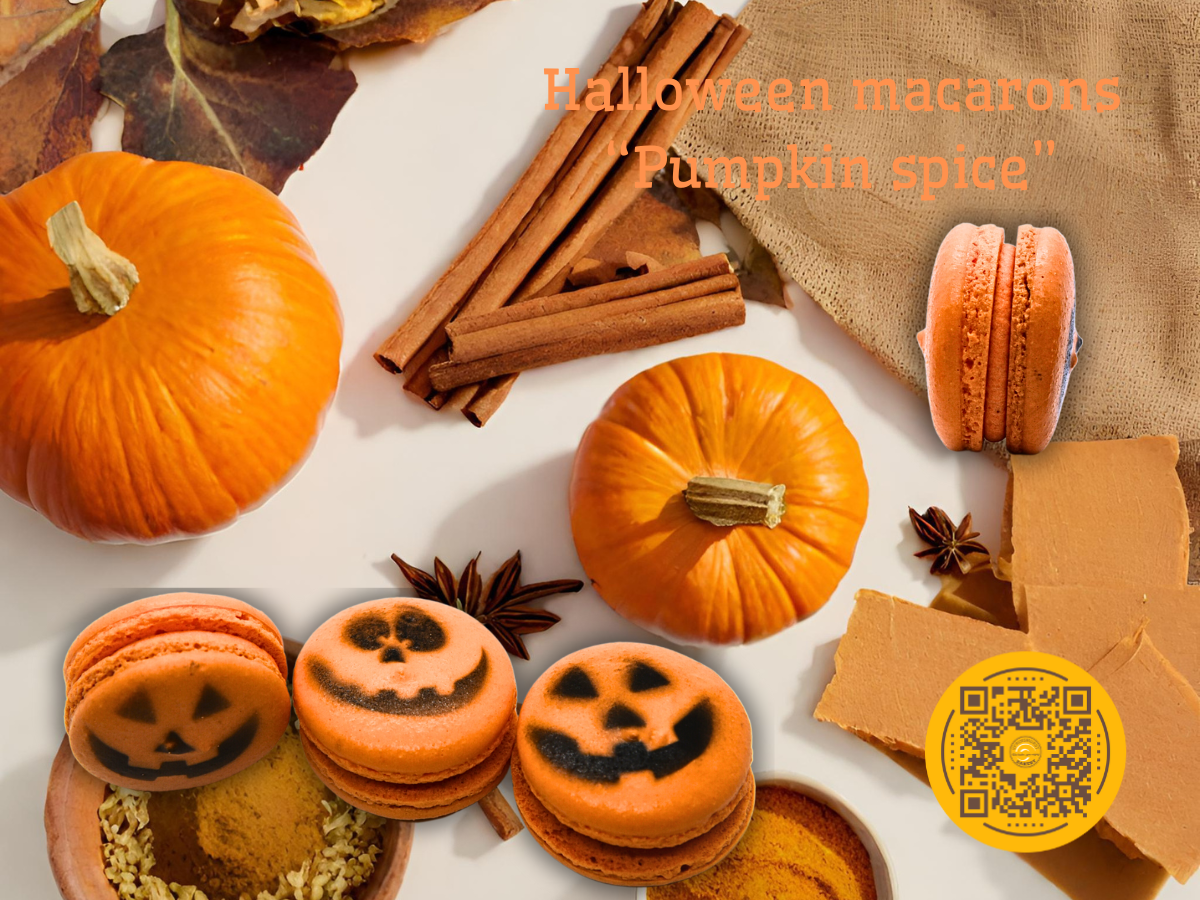 VEGAN Halloween Tower Macaron  Halloween -  SKULL