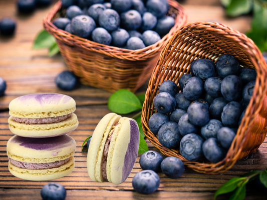 Vegan Macaron Blueberry