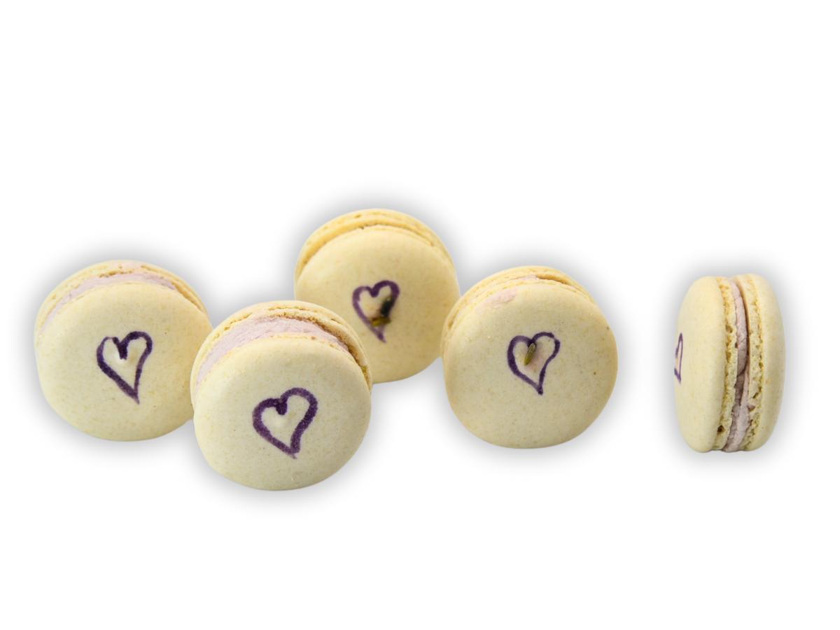 Vegan Lavender Macaron