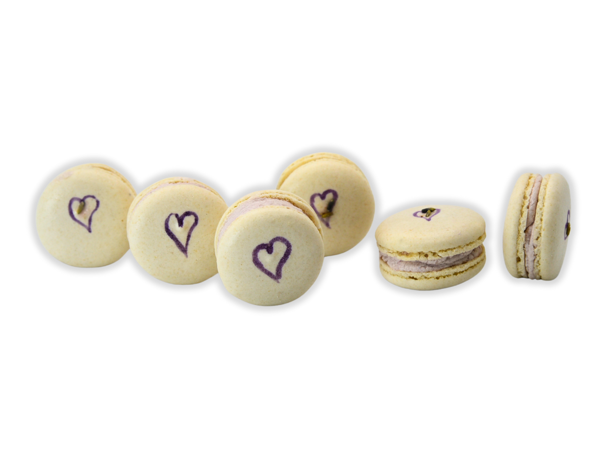 Vegan Lavender Macaron