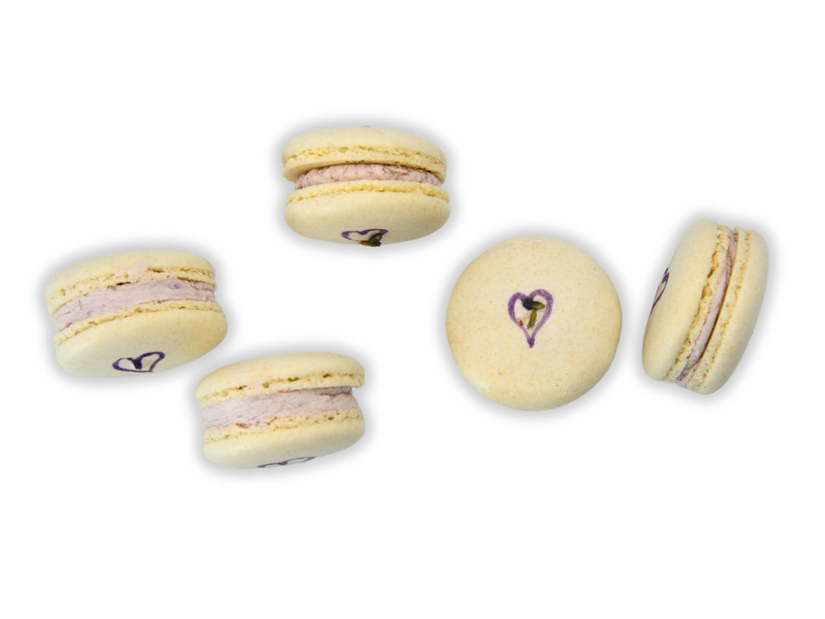 Vegan Lavender Macaron