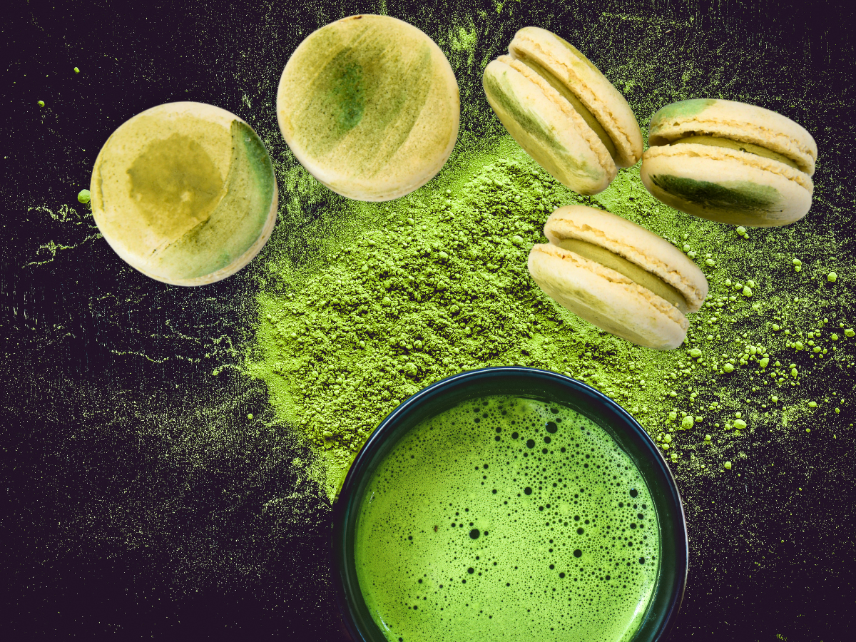 Vegan Matcha Macaron