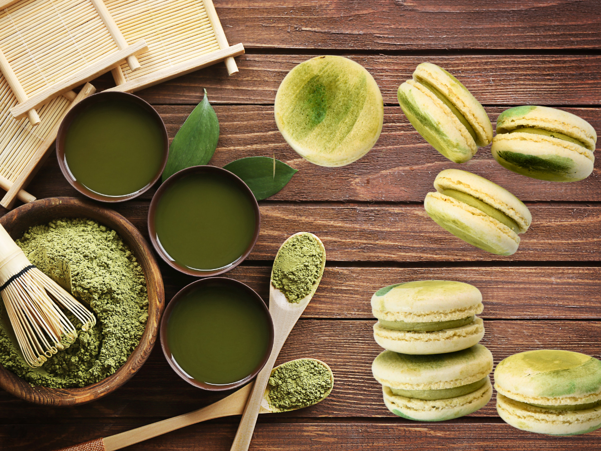Vegan Matcha Macaron