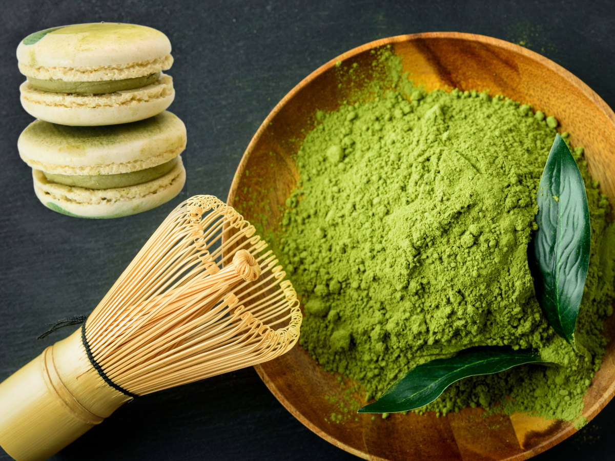Vegan Matcha Macaron