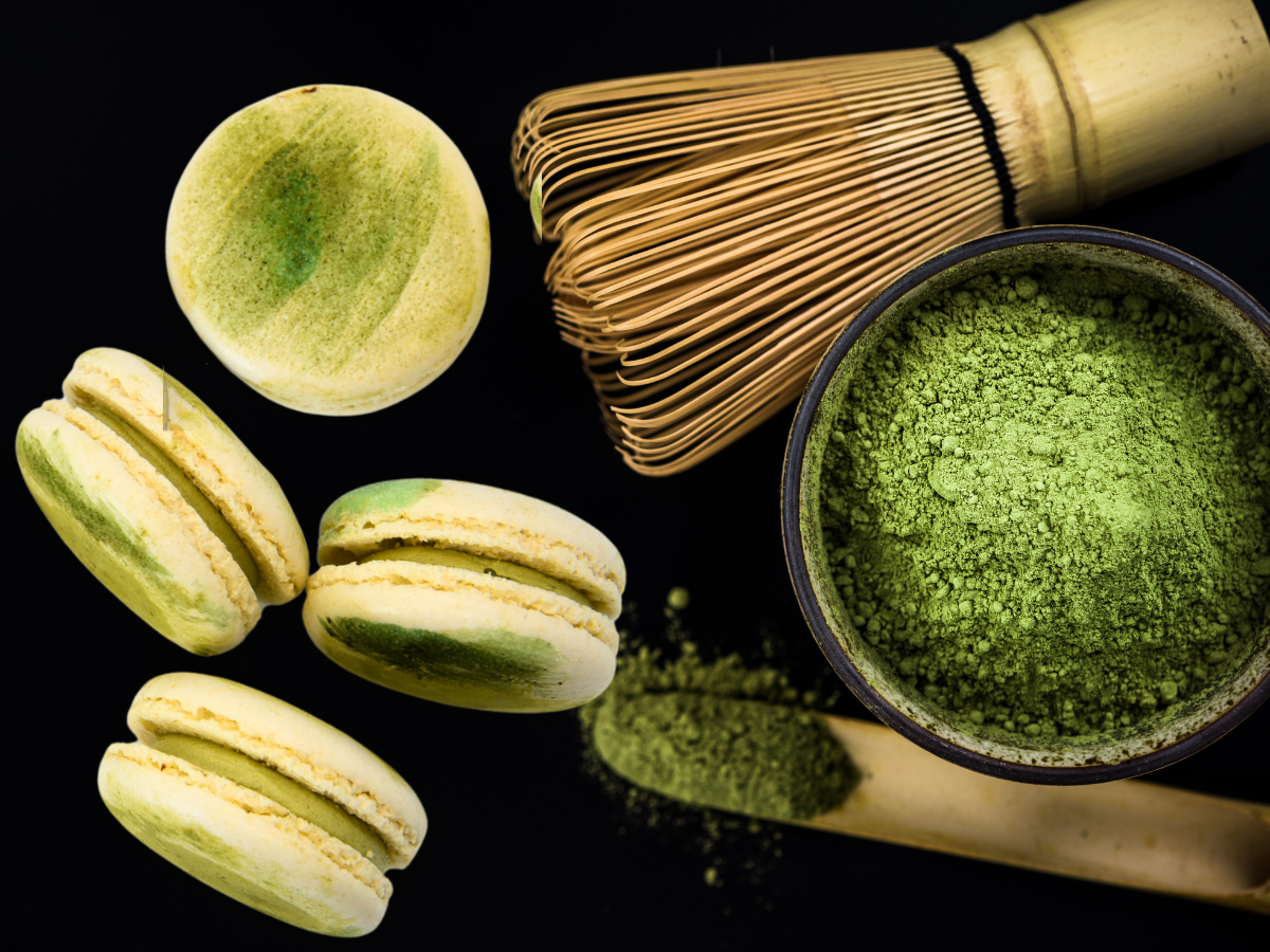 Vegan Matcha Macaron