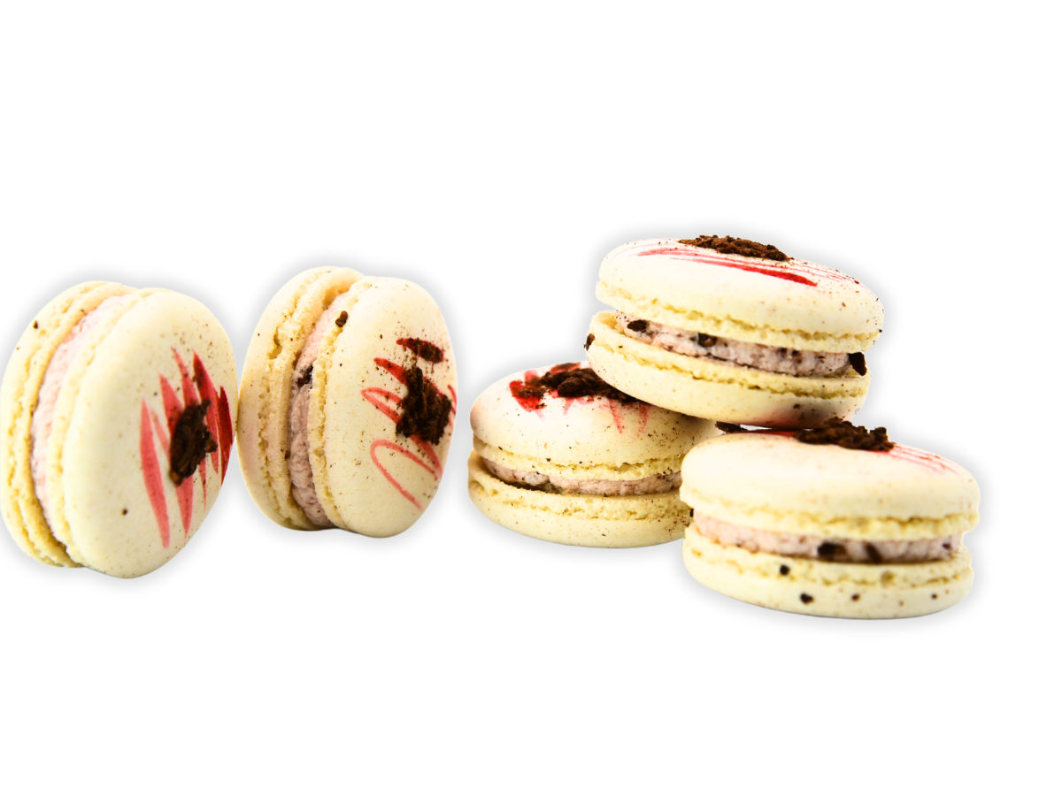 Vegan Raspberry Macaron