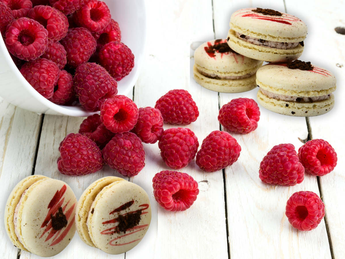 Vegan Raspberry Macaron