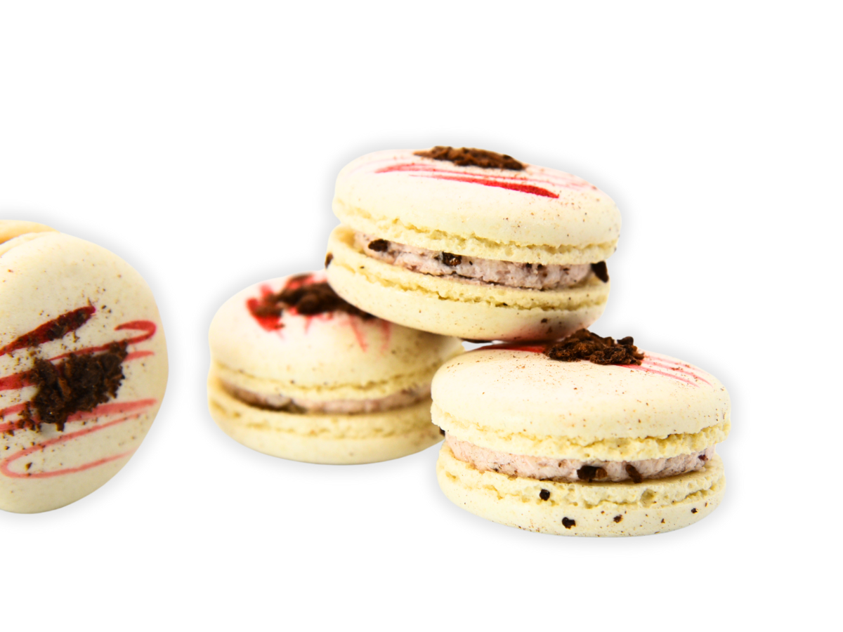 Vegan Raspberry Macaron