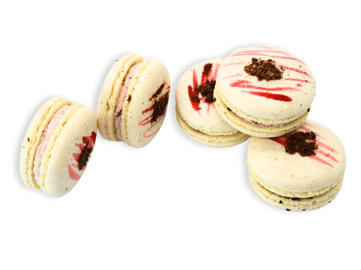 Vegan Raspberry Macaron