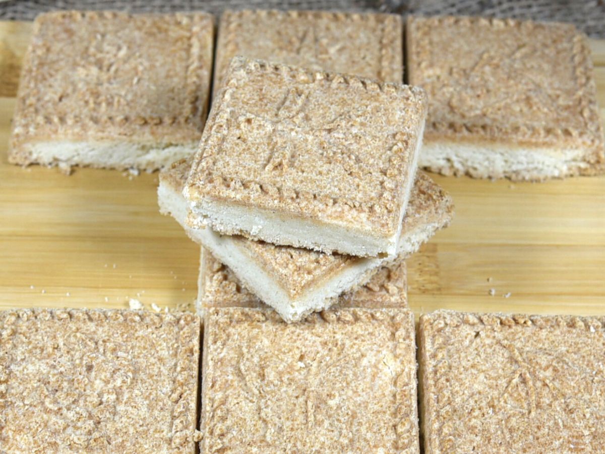 European cookies - Shortbread Square - VEGAN - Gluten Free Friendly