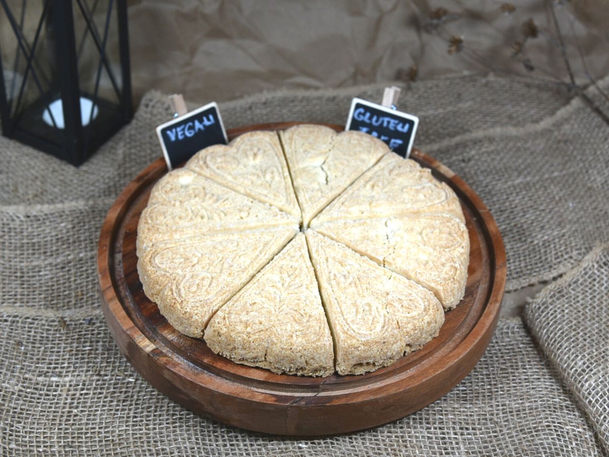 European cookies - Shortbread Circle - VEGAN - Gluten Free Friendly