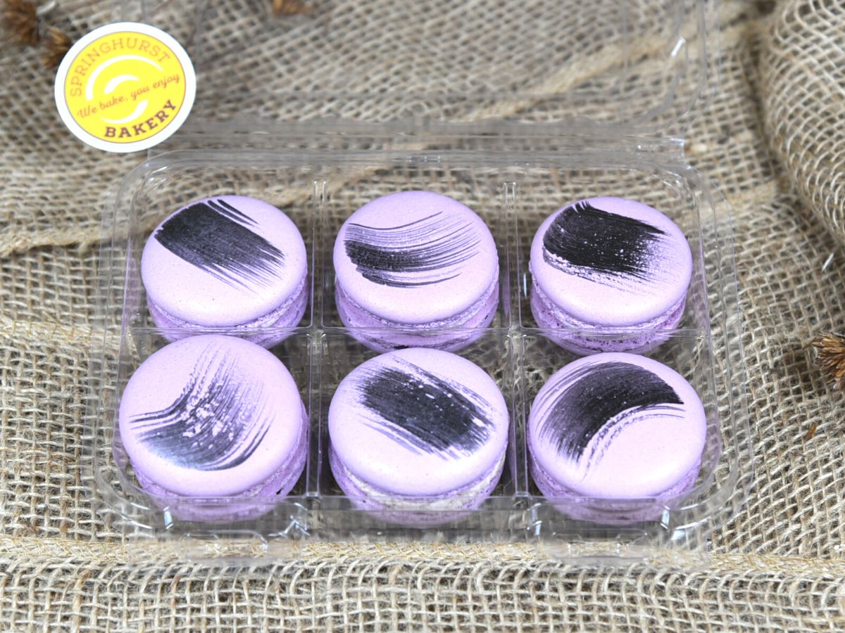 Blackberry_macaron 6 psc