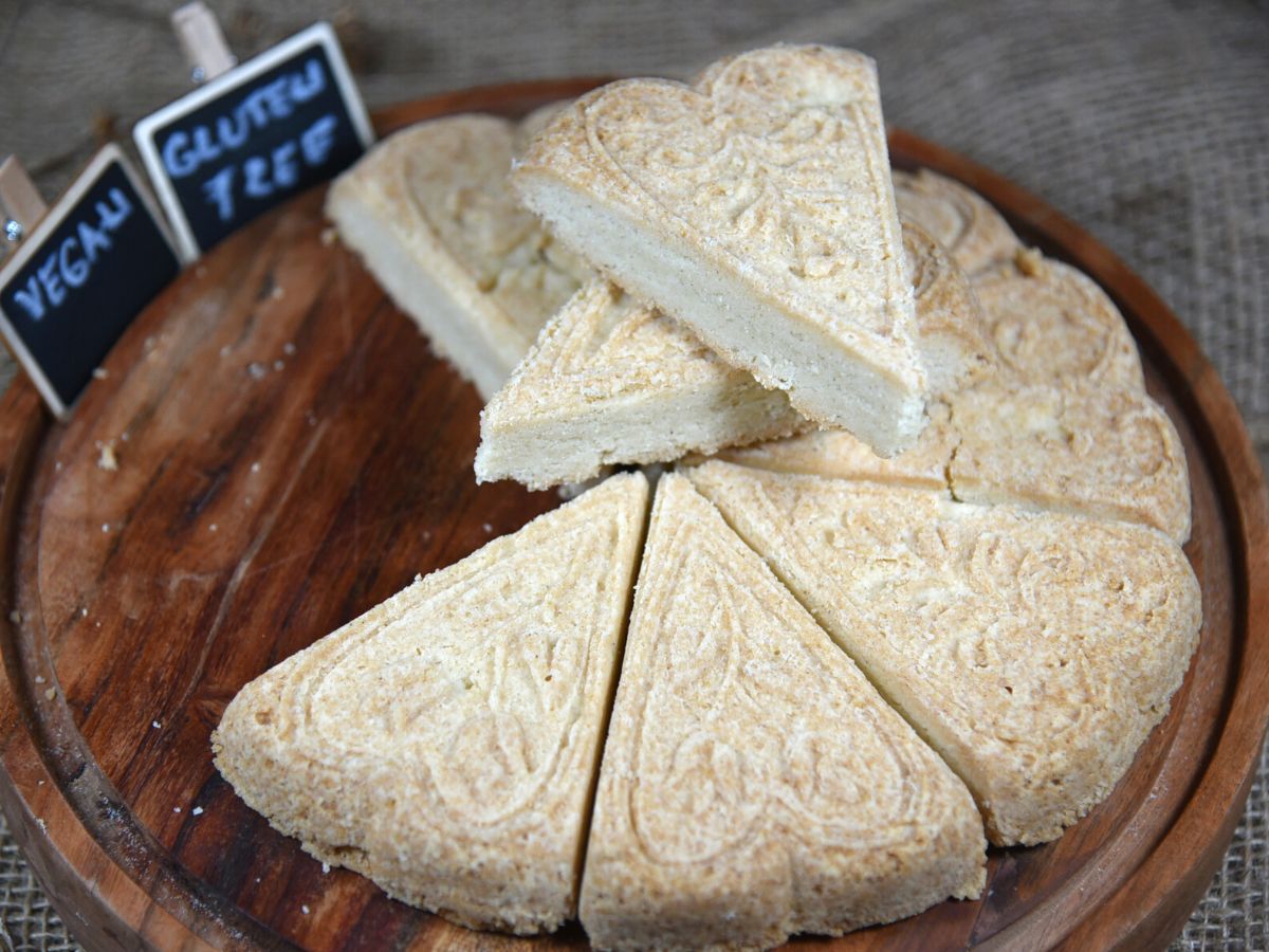European cookies - Shortbread Circle - VEGAN - Gluten Free Friendly
