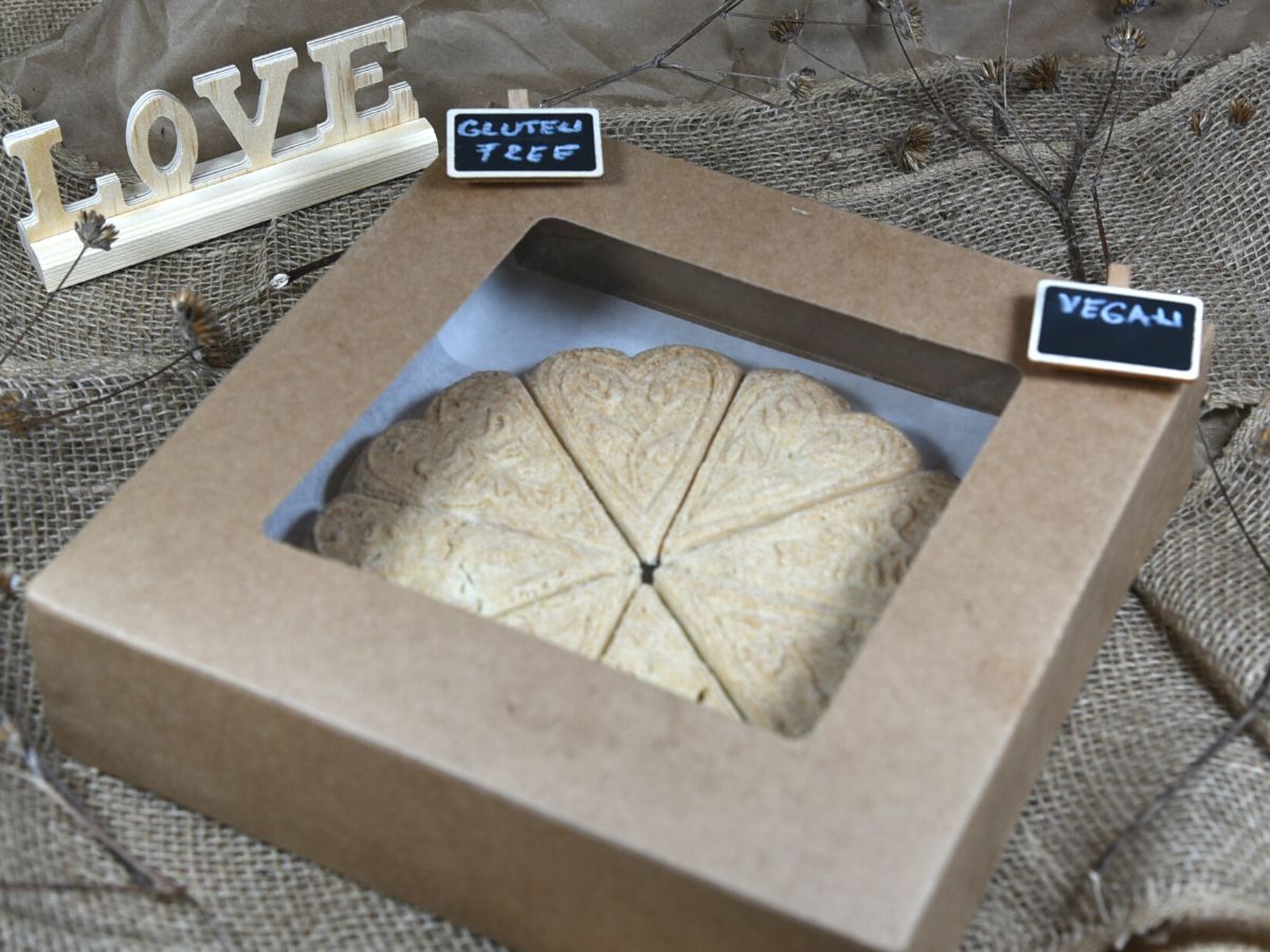 European cookies - Shortbread Circle - VEGAN - Gluten Free Friendly