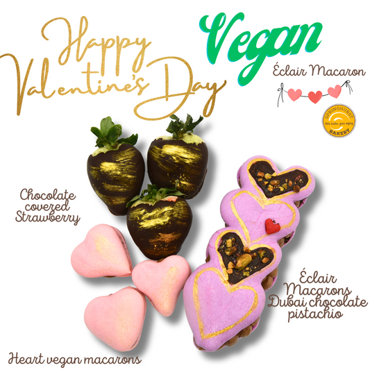 # 3. Valentine's Day  - VEGAN   Éclair Macaron