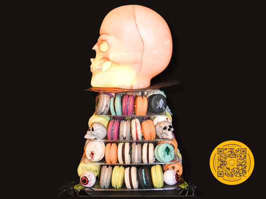 Halloween Tower Macaron  Halloween -  SKULL