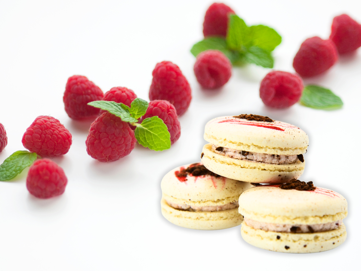 Kort Springhurst Vegan Raspberry Macaron – Springhurst Bakery