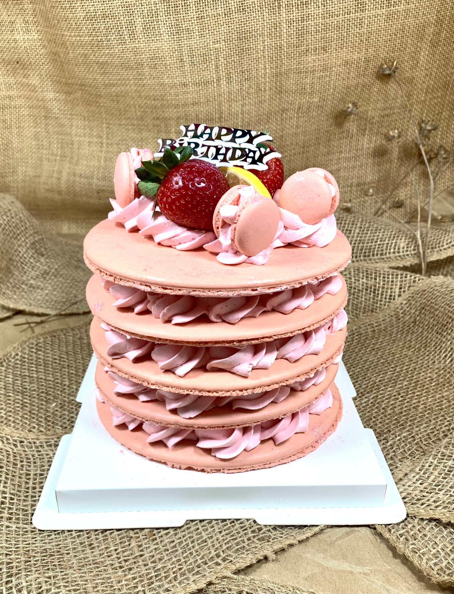 Macaron Cake